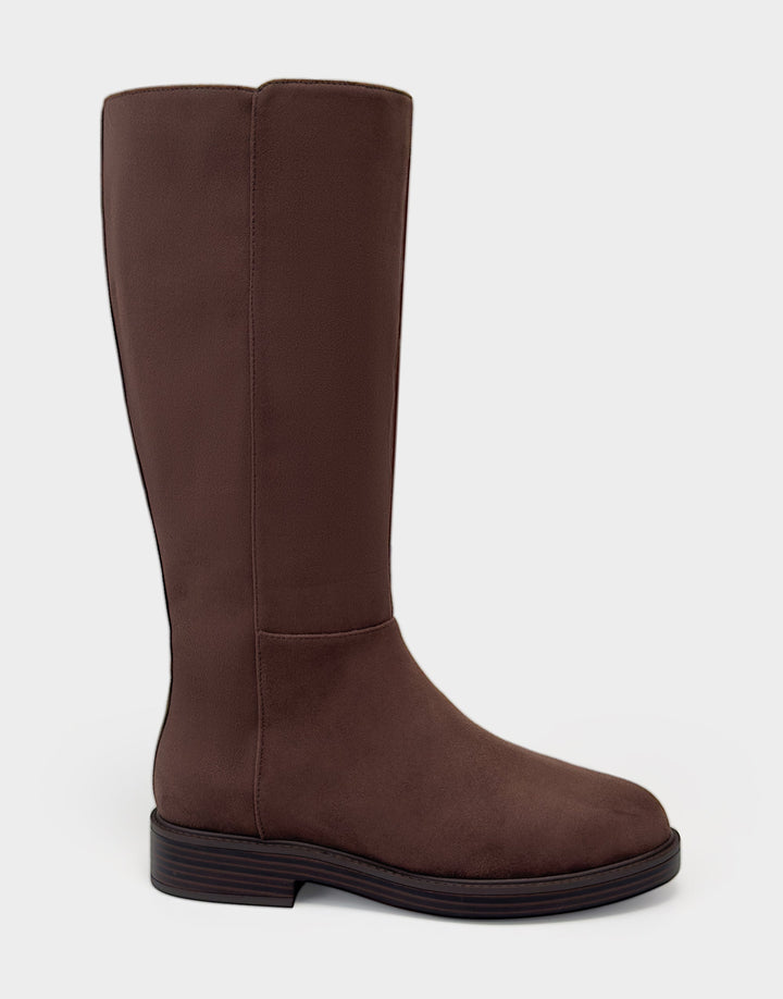 Prue Java Faux Suede