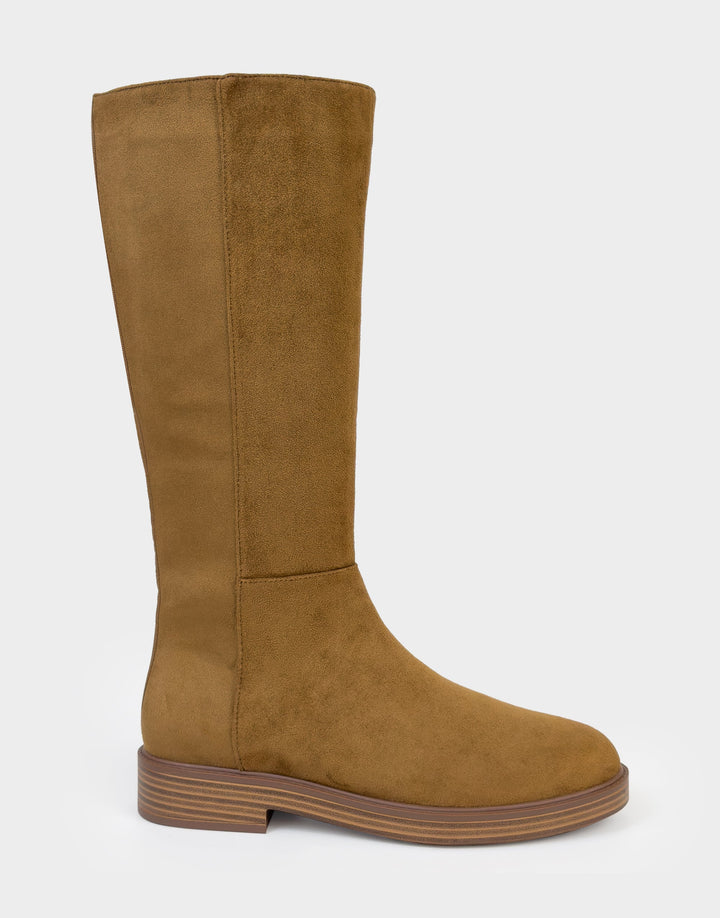 Prue Tobacco Faux Suede