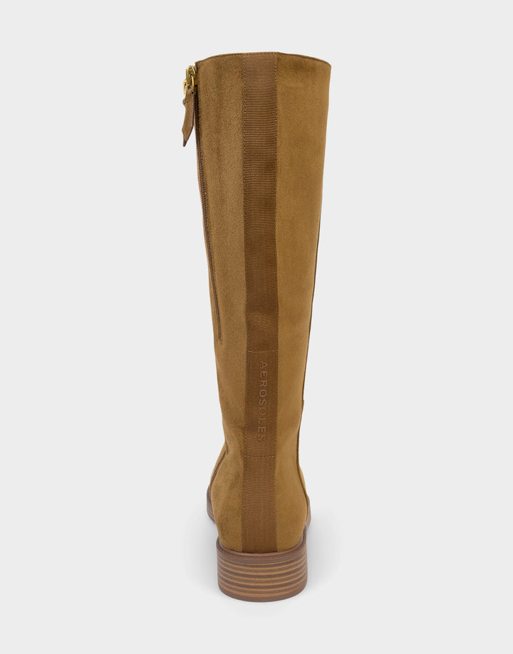 Prue Tobacco Faux Suede