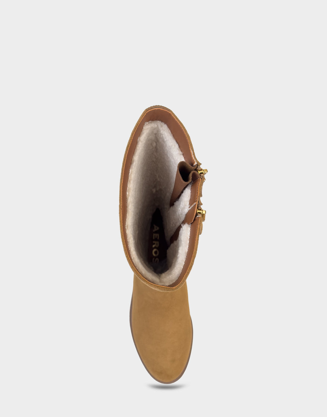 Prue Tobacco Faux Suede