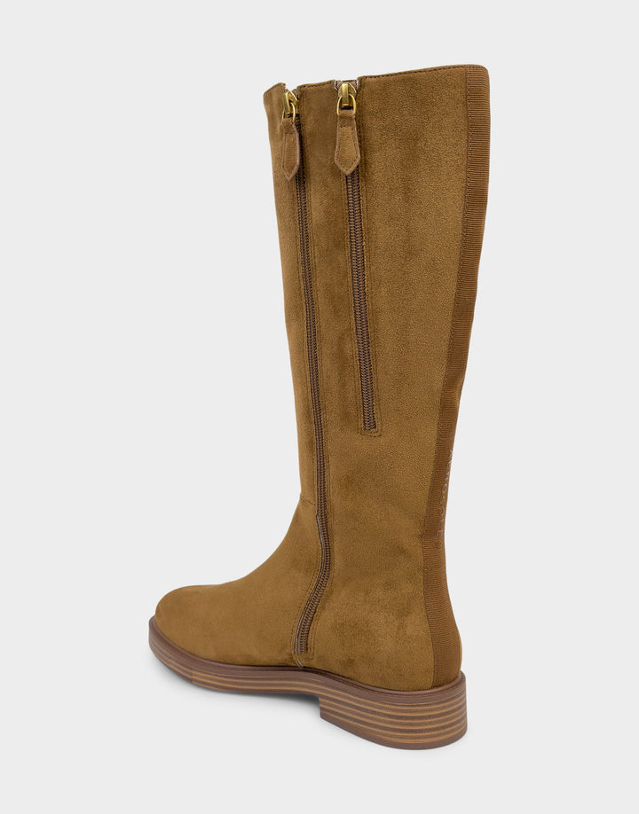 Prue Tobacco Faux Suede