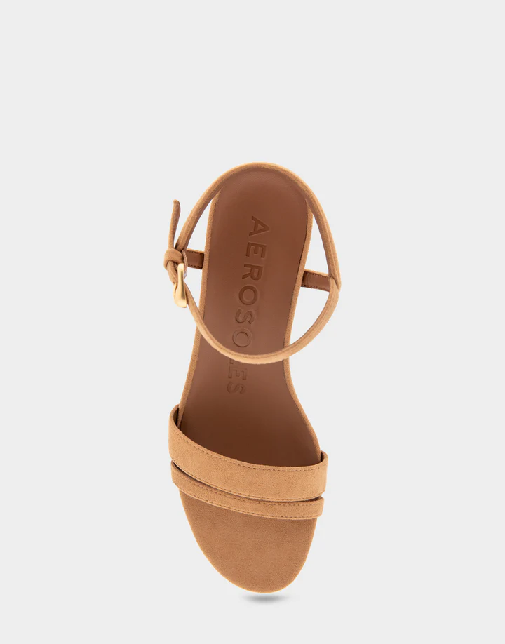 Witt Tan Faux Suede