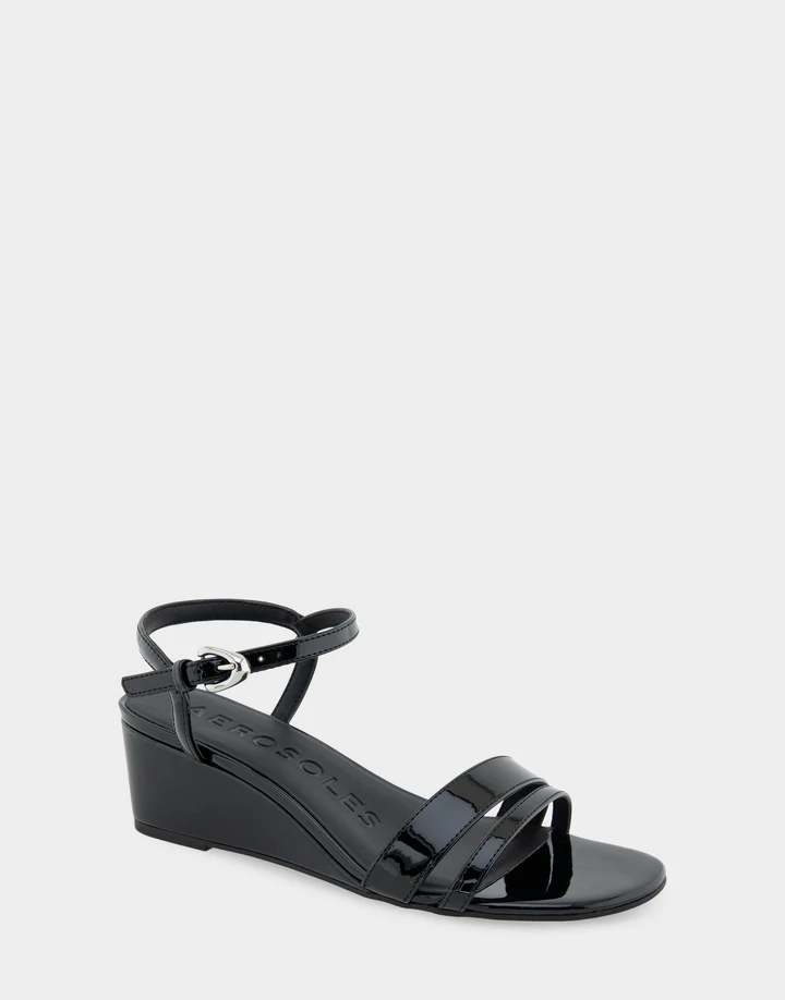 Witt Black Patent Faux Leather
