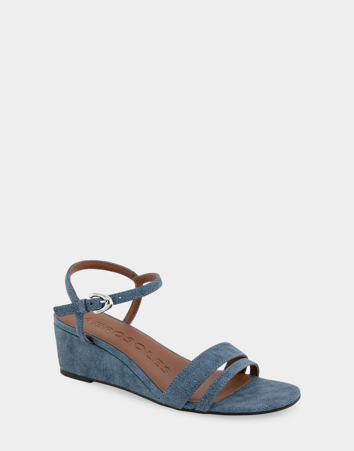 Witt Blue Denim Textured Faux Leather