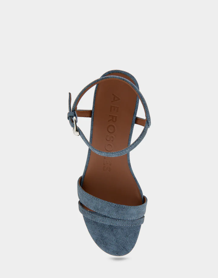 Witt Blue Denim Textured Faux Leather